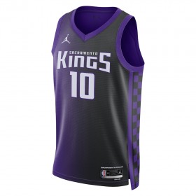 Dres Sacramento Kings Domantas Sabonis Jordan 2023-24 Statement Edition Ljubičasta Swingman